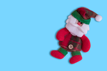 santa claus toy isolated