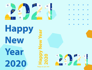 designs for happy new year greeting cards 2021