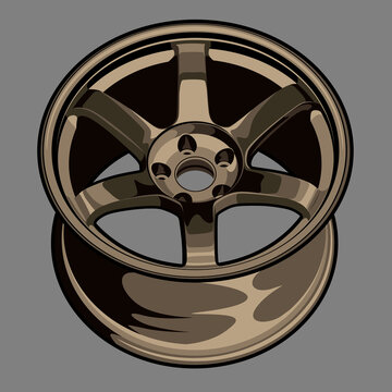 recommend clip art: car wheel illustration for conceptual design