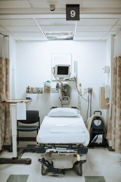 Empty Hospital Bed