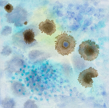 Abstract watercolor art