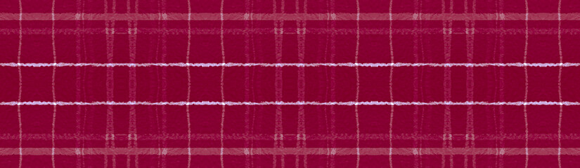 Fototapeta premium Red and White Christmas Check. Seamless Buffalo 