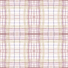 Plaid Pattern. Neutral Tartan Fabric. British 