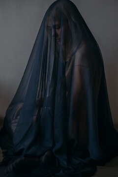 girl under the veil
