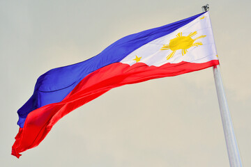 Philippine national flag in Manila, Philippines