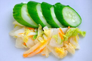 キュウリと白菜のお新香