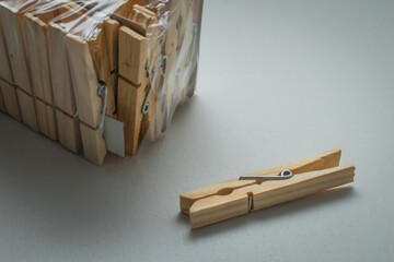 wooden clothes pins