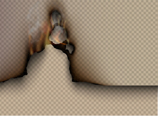 set of design elements colorful torn paper with place for text