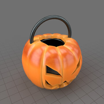 Pumpkin candy bucket