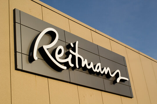 Truro, Canada - June 12, 2017: Reitmans store sign.  Reitmans Ltd. is a women's attire retail company and has stores in all provinces and territories of Canada.