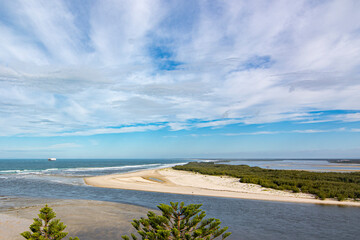 Looking South over Bribie Island