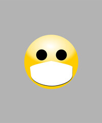 yellow ball with mask icon