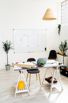 Interior of architect studio