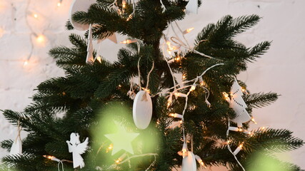 Christmas tree with decorations