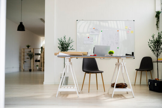 Interior of architect studio