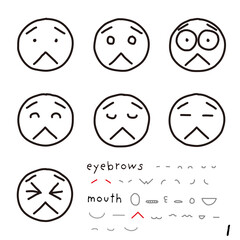 hand-drawn facial expression icon_04_i