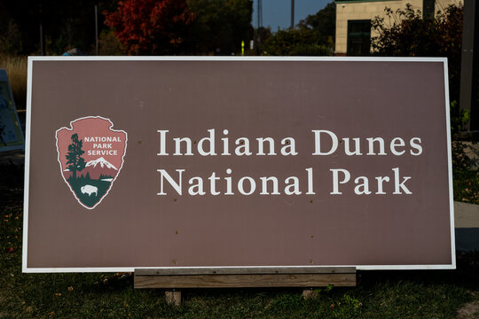 Indiana Dunes National Park Sign