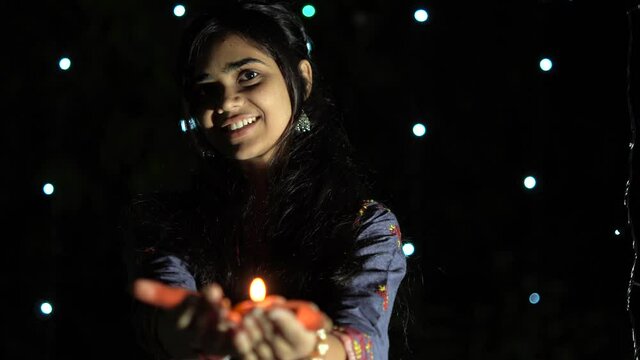 Premium AI Image | AIInfused Warmth Diwali Wishes Imagery