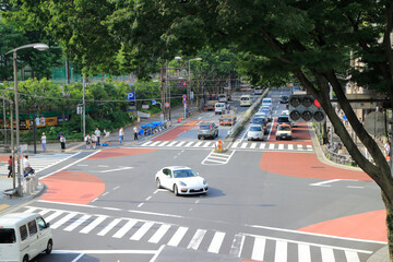 明治通り宮下公園交差点