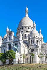 Fototapeta na wymiar Basilica of the Sacred Heart of Paris, France