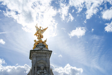 Buckingham Palace sculpture in London, UK