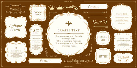 高級感のあるフレームデザイン