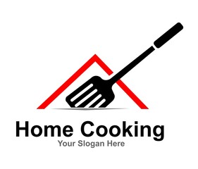 home cooking logo design concept