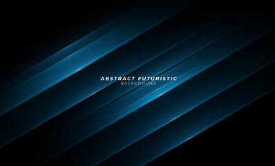 Obraz premium Elegant lines on dark black background. Luxurious Premium Vector. Detail concept wallpaper.