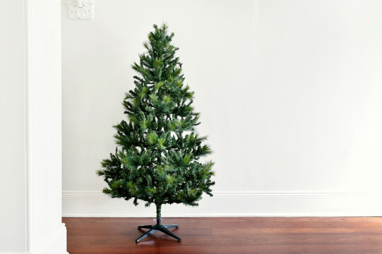 None decorative Christmas tree