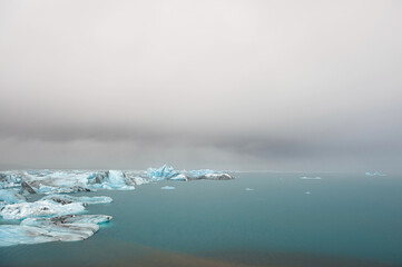 Iceland blue glacier bay scenery photography pictur