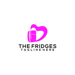 The fridges logo template vector
