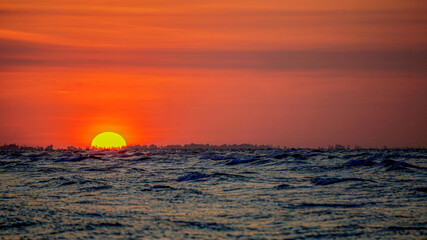 Obraz premium Sea sunset scenery photography