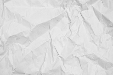 Naklejka premium White clumped Paper texture background, kraft paper horizontal with Unique design of paper, Soft natural style For aesthetic creative design