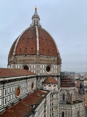 Fototapeta na wymiar Dome of the Florence Cathedral