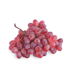 Grapes on the pink background