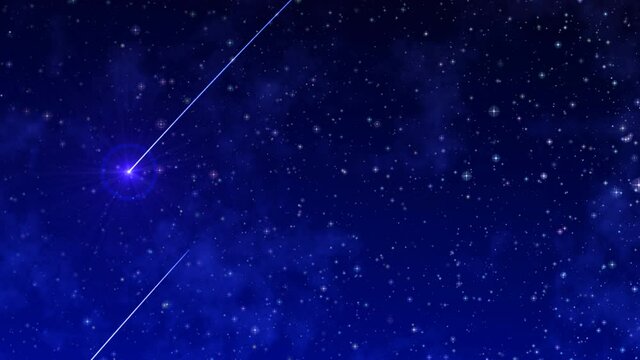 星空と流れ星　Ver2.0