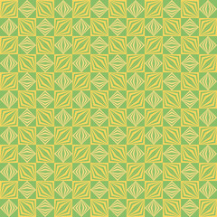 yellow green repetitive background. striped squares. geometric shapes. vector seamless pattern. fabric swatch. wrapping paper. continuous print. design element for textile, decor, apparel, phone case