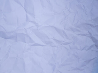 Blue crumpled paper texture background