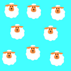 pattern with sheep