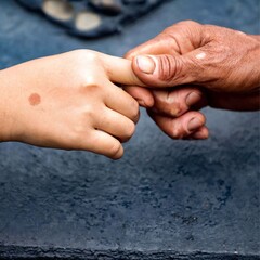 hands of the persons