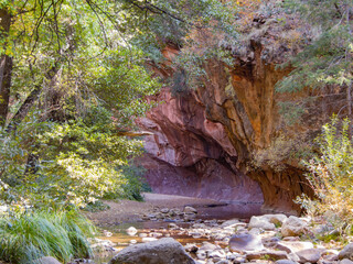 Beautiful fall color around West Fork hiking area