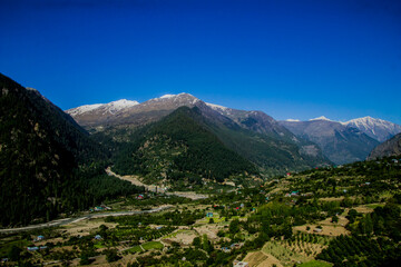 Various views of the Sangla valley