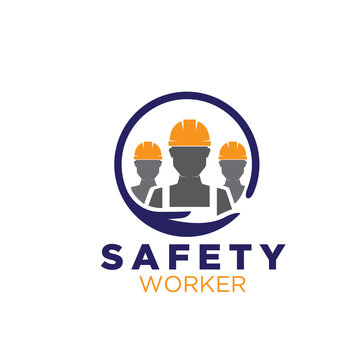 safety worker logo designs for construction service
