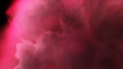 Fototapeta premium Space background with realistic nebula and shining stars, colorful cosmos with stardust and milky way, magic color galaxy, infinite universe and starry night 3d render