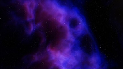 Space background with realistic nebula and shining stars, colorful cosmos with stardust and milky way, magic color galaxy, infinite universe and starry night 3d render