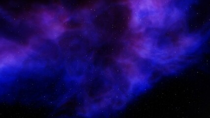 Obraz na płótnie Canvas Space background with realistic nebula and shining stars, colorful cosmos with stardust and milky way, magic color galaxy, infinite universe and starry night 3d render