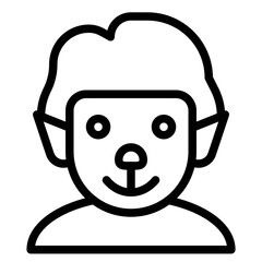 Beastman avatar, Halloween costume vector illustration