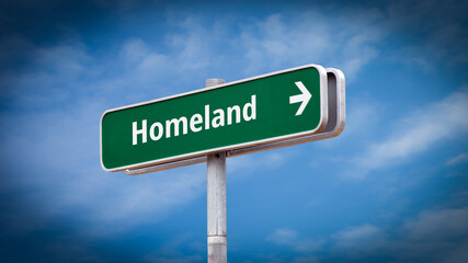 Street Sign to Homeland