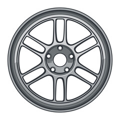 Obraz premium car wheel illustration for conceptual design