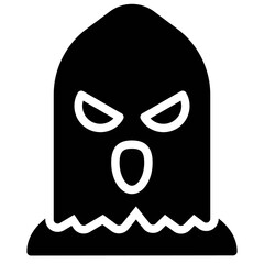 Executioner avatar, Halloween costume vector icon